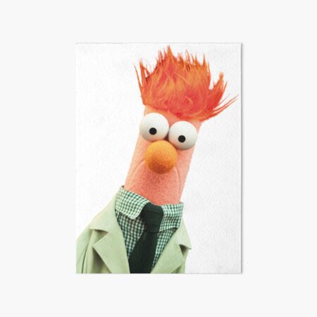 Meep Muppet Beaker | Art Board Print