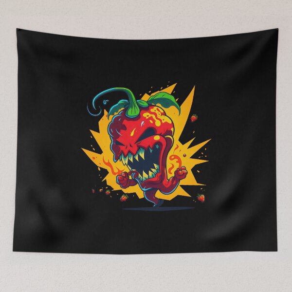 Item preview, Carolina Reaper Pepper Funny Hot Chili Head Food Spicy Lover designed and sold by farhanhafeez.