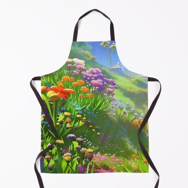 Item preview, Fields of colorful flowers designed and sold by brandway.