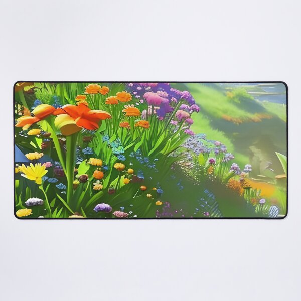 Aperçu de l'œuvre Champs de fleurs colorées créée et vendue par brandway.