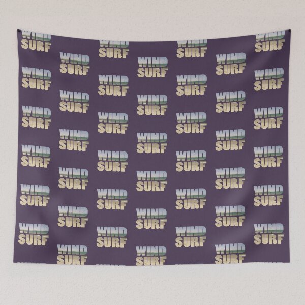 Item preview, Windsurf typography on a beach view  designed and sold by Donutlovers.