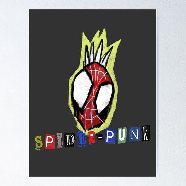 SpiderPunk  Poster for Sale by UrFavouriteShop