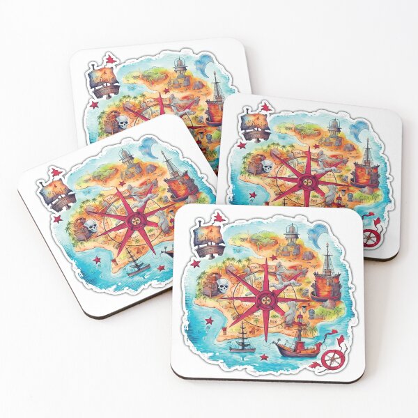 Item preview, Pirate Treasure Map designed and sold by Rickie Pauley.