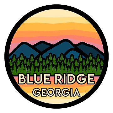 Blue Ridge Georgia Souvenir Vinyl Decal - 2-Inch Travel Sticker