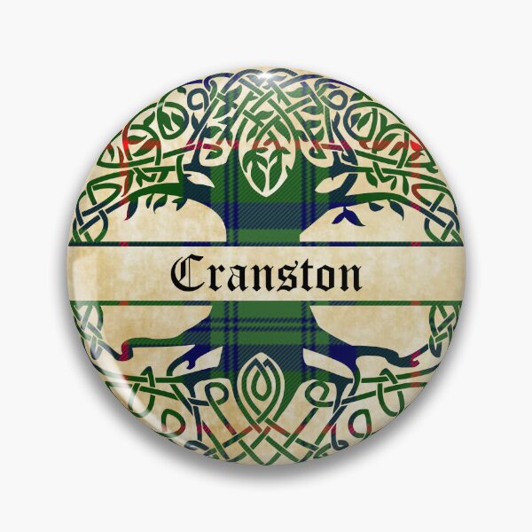 Item preview, Cranston Tree of Life Clan Scottish Surname tartan designed and sold by BagTown Clans.