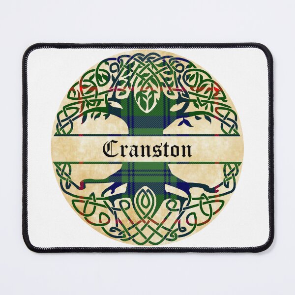 Item preview, Cranston Tree of Life Clan Scottish Surname tartan designed and sold by BagTown Clans.