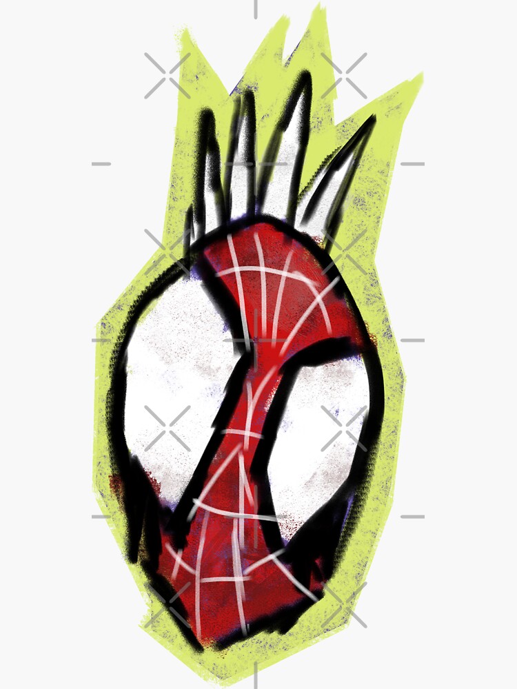 SpiderPunk  Sticker for Sale by UrFavouriteShop