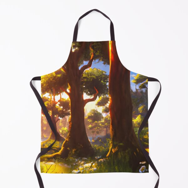 Item preview, Green wild forest at sunset designed and sold by brandway.