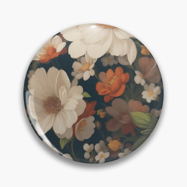 Item preview, Generated 70s Watercolor Tropical Flower and Leaf pattern  designed and sold by AiArtMerch.