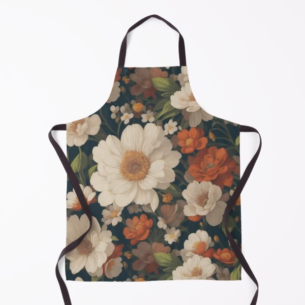 Item preview, Generated 70s Watercolor Tropical Flower and Leaf pattern  designed and sold by AiArtMerch.