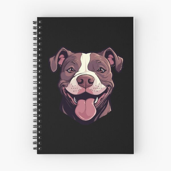 Item preview, Smiling Pitbull - A lively and joyful companion designed and sold by Cartoon Island.