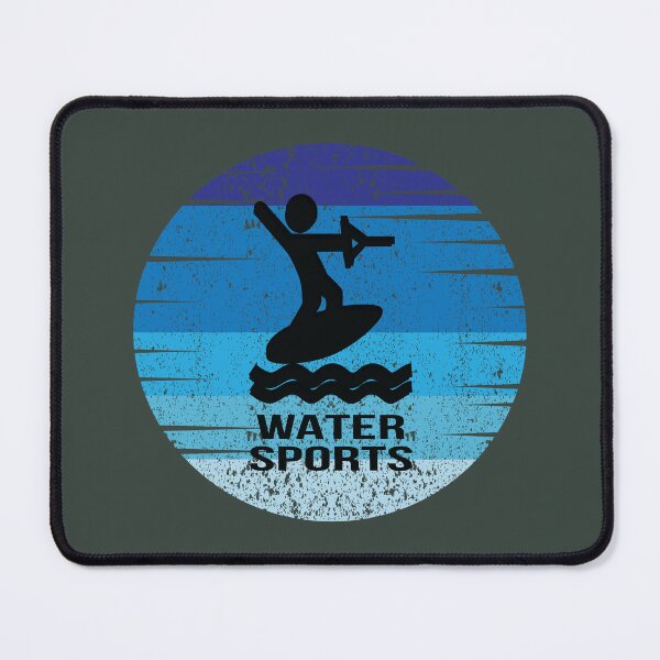 Item preview, Kite surfing on a retro beach  designed and sold by Donutlovers.