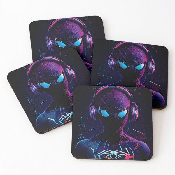 Item preview, Futuristic man in suit and headphones - Digital Art Print designed and sold by PixelSpectrum.