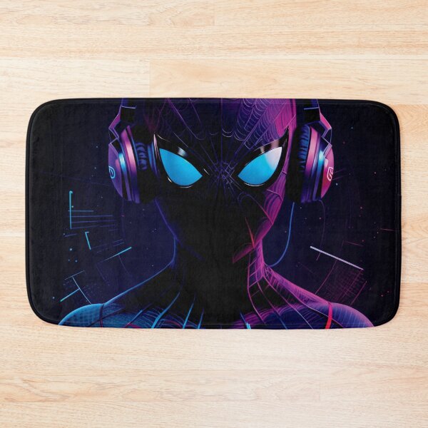 Item preview, Futuristic man in suit and headphones - Digital Art Print designed and sold by PixelSpectrum.