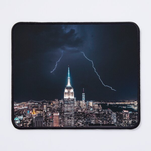 Item preview, New York, NYC skyline poster, travel wall art USA designed and sold by PanenkaPrints.
