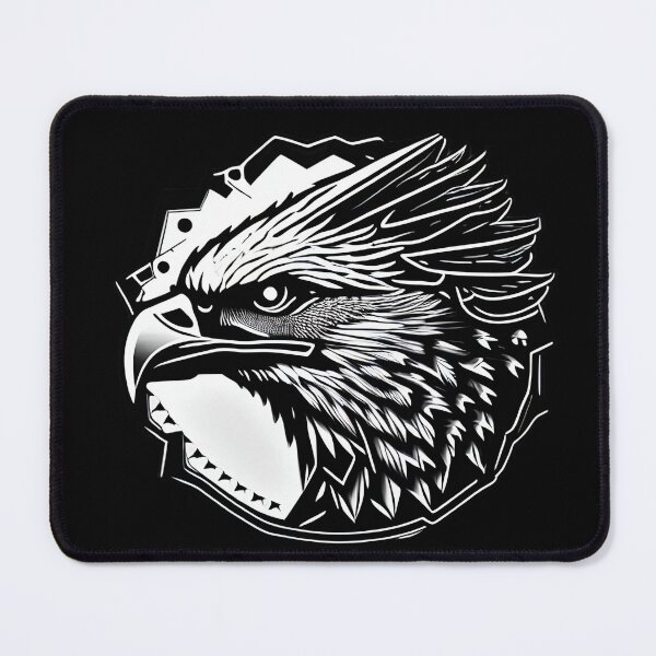 Item preview, Clipart Black and white white eagle designed and sold by Artcolage87.
