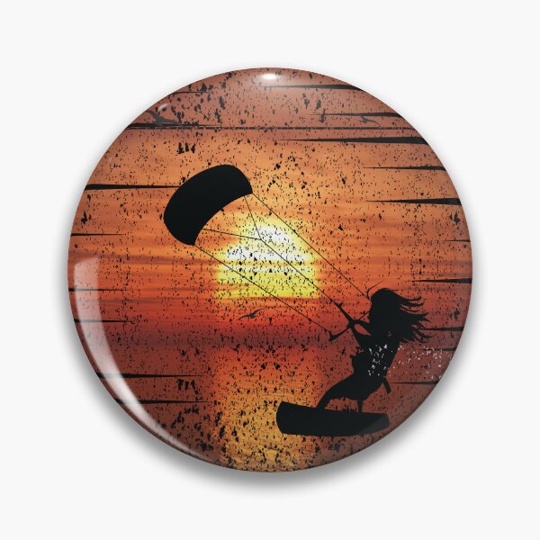 Item preview, Windsurfer surfing on a surfboard at sunset  designed and sold by Donutlovers.