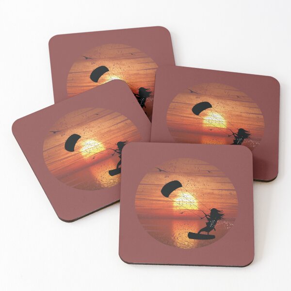 Item preview, Windsurfer surfing on a surfboard at sunset  designed and sold by Donutlovers.