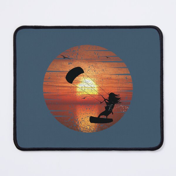 Item preview, Windsurfer surfing on a surfboard at sunset designed and sold by Donutlovers.
