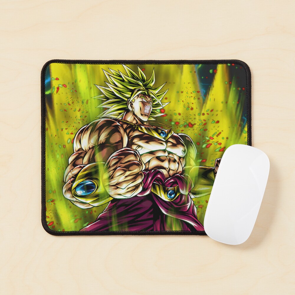 Mousepad Dragon Ball Broly Anime Saiyajin com apoio