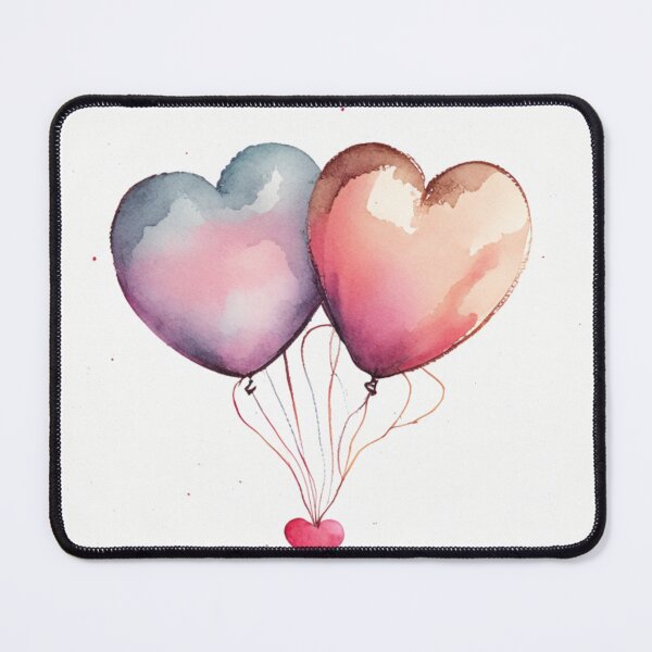 Artikelvorschau, Wedding, Heart balloons, love, pink, hope, valentines day wedding entworfen und verkauft von Gugurat.