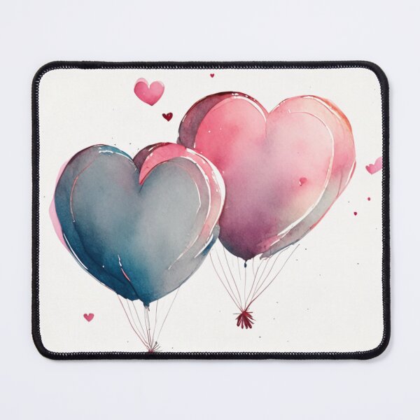 Artikelvorschau, Wedding, Heart balloons, love, pink, couple, valentines day wedding entworfen und verkauft von Gugurat.