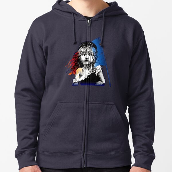 Les Mis Sudadera con capucha y cremallera