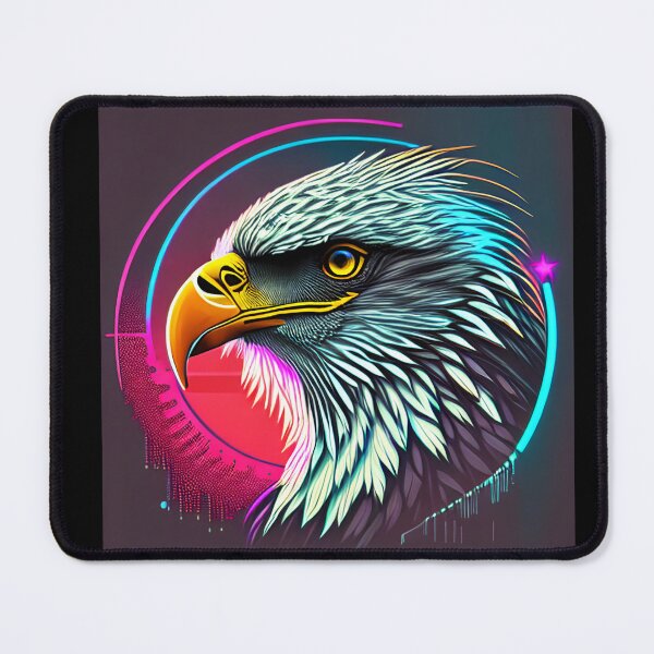 Item preview, Clipart Eagle neon colors designed and sold by Artcolage87.