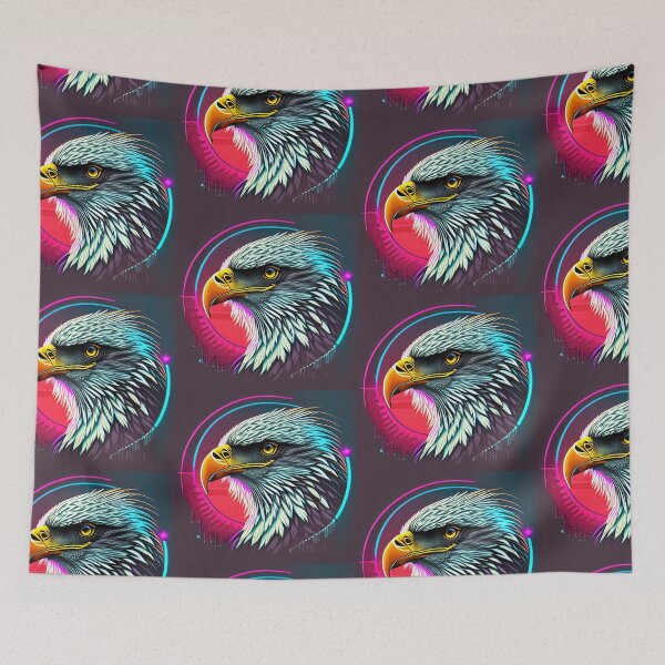Item preview, Clipart Eagle neon colors designed and sold by Artcolage87.