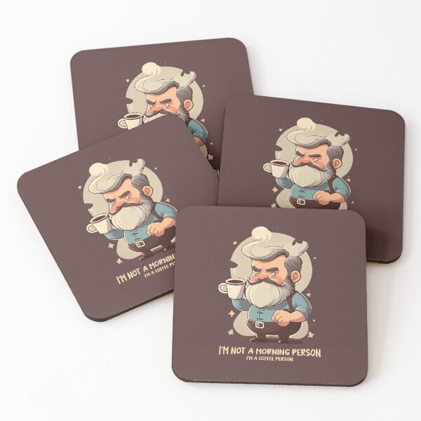 Item preview, I'm not a morning person, I'm a coffee person: Caffeine King designed and sold by Paolospresent.