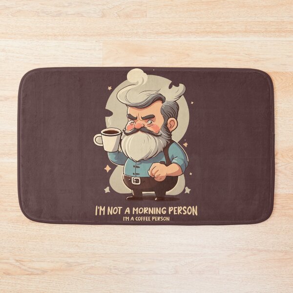 Item preview, I'm not a morning person, I'm a coffee person: Caffeine King designed and sold by Paolospresent.