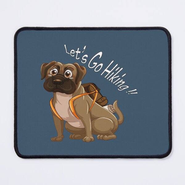 Item preview, Adventurer dog hiking in the mountains  designed and sold by Donutlovers.