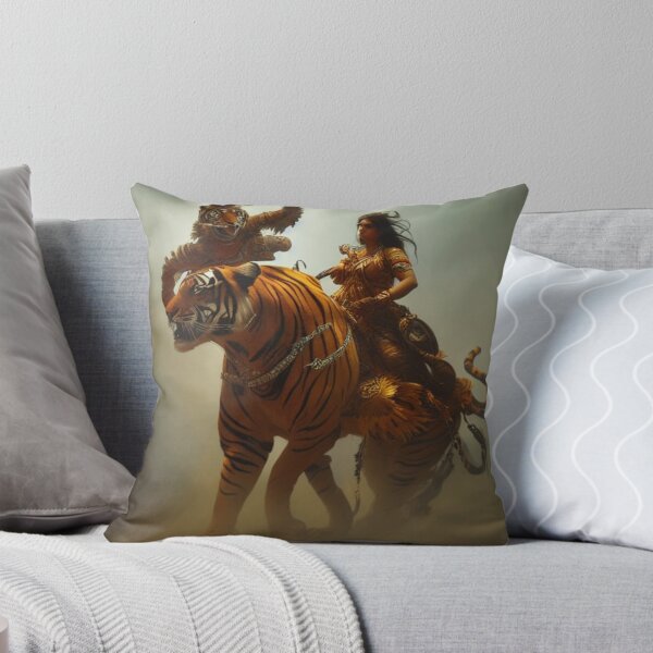 Item preview, Durga Riding into Battle designed and sold by Feychild333.
