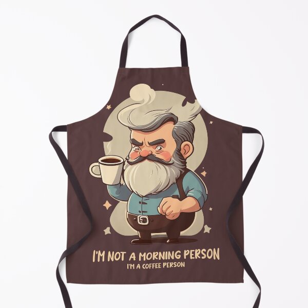 Item preview, I'm not a morning person, I'm a coffee person: Caffeine King designed and sold by Paolospresent.
