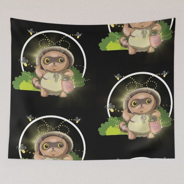 Artikelvorschau, Chibi Tanuki erkundet entworfen und verkauft von ChibiCollectors.