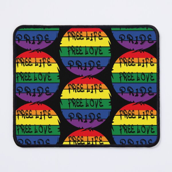 Item preview, FREE LIFE FREE LOVE PRIDE LGBT designed and sold by al21ex.