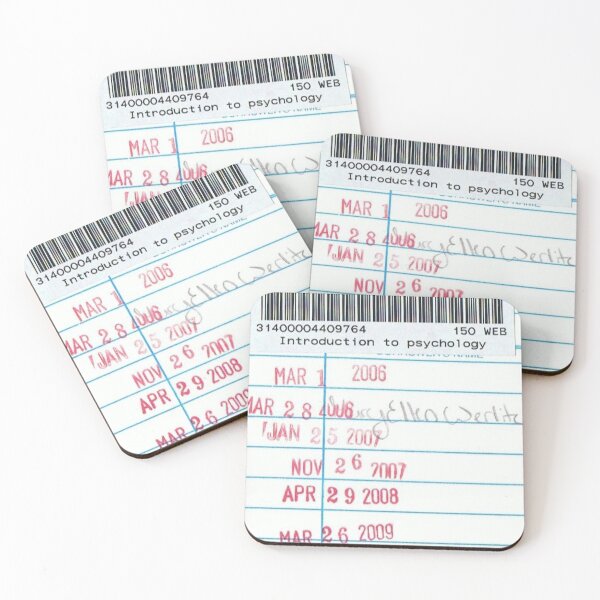 Item preview, LIBRARY CARD ART designed and sold by Swooncake Press.