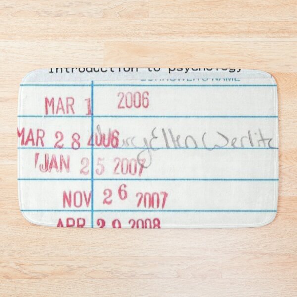 Item preview, LIBRARY CARD ART designed and sold by Swooncake Press.