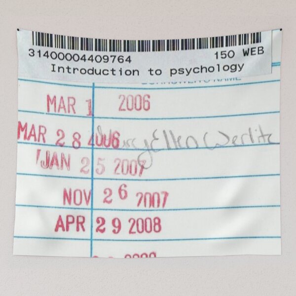 Item preview, LIBRARY CARD ART designed and sold by Swooncake Press.