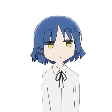 Bocchi the Rock Anime Characters Blue Short Haired Girl Ryo Yamada Pfp in  Minimalist Vector Art (Transparent) - Bocchi The Rock - Pin