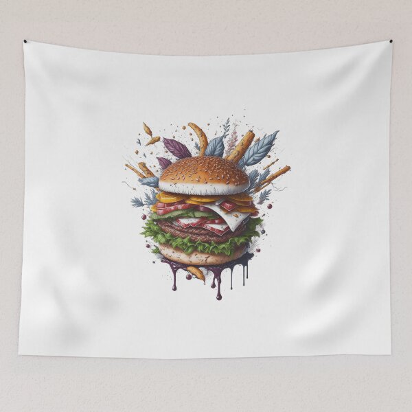 Item preview, Burger Fast Food designed and sold by HarshBrown.