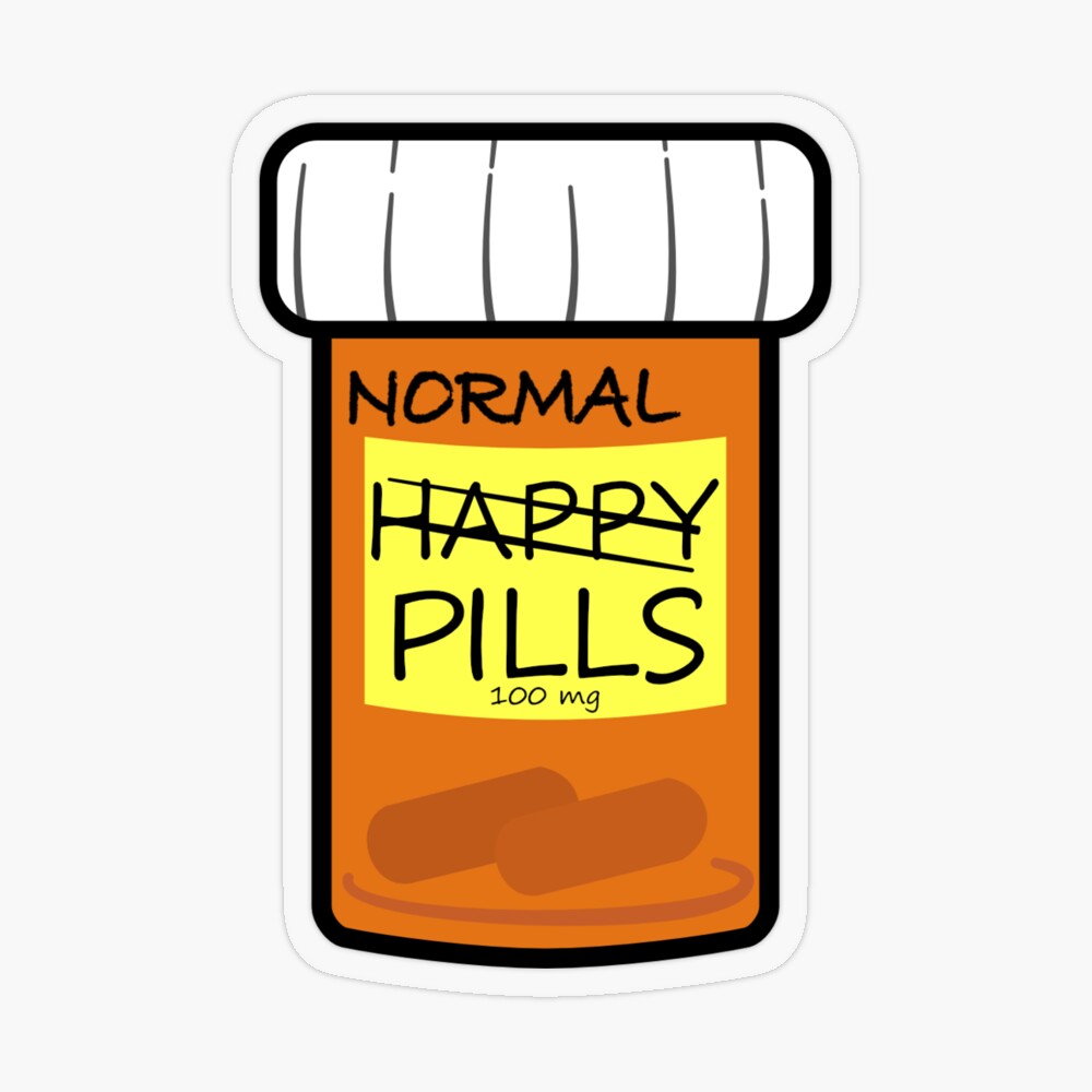 Happy Pills, Pill, Medicine, Rainbow Pills, Chill Pill, Meds