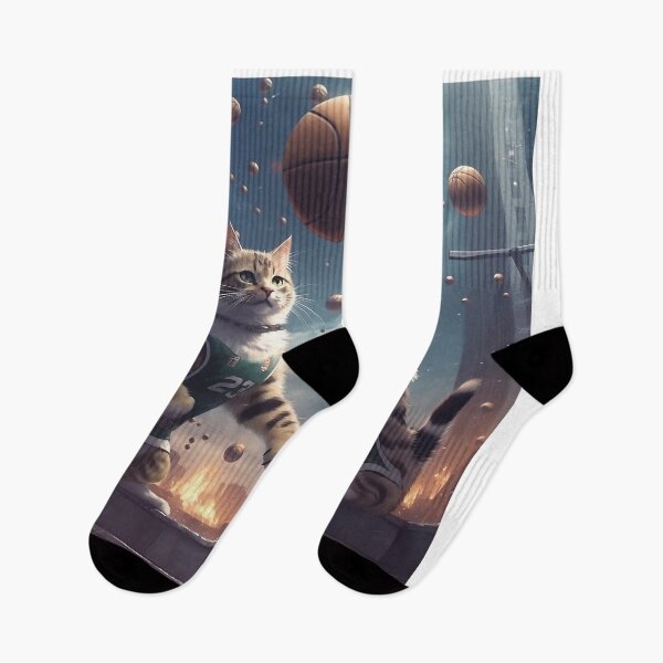 Item preview, Brother Cats Are Playing Basketball designed and sold by BDMeow.