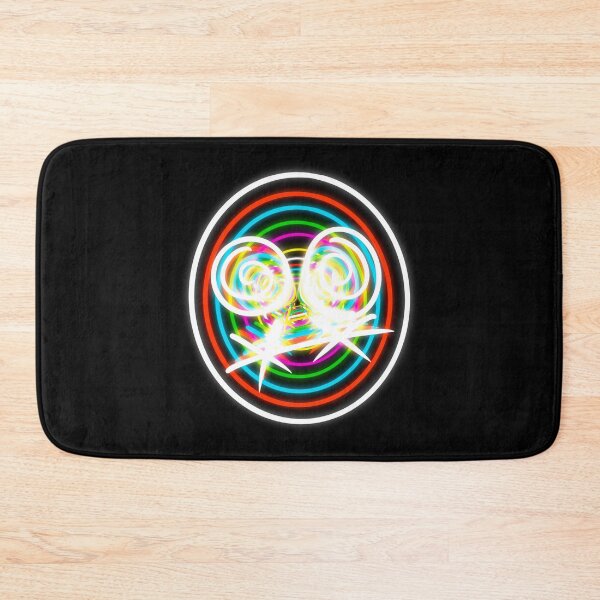 Item preview, Retro Neon Glowing Trippy Face Emoji designed and sold by Mitch616Art.