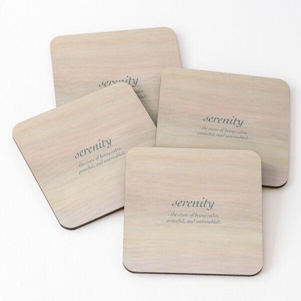 Item preview, Serenity,Positive Quotes ,Pastel Background designed and sold by Napapatzd.