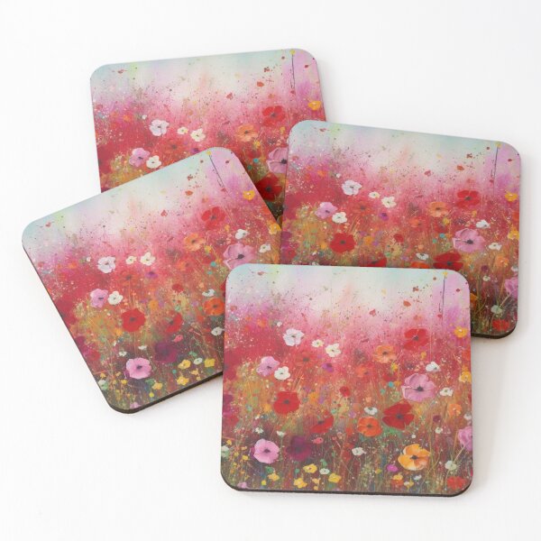 Item preview, Crimson Flower Art Landscape Design designed and sold by artbybodhi.