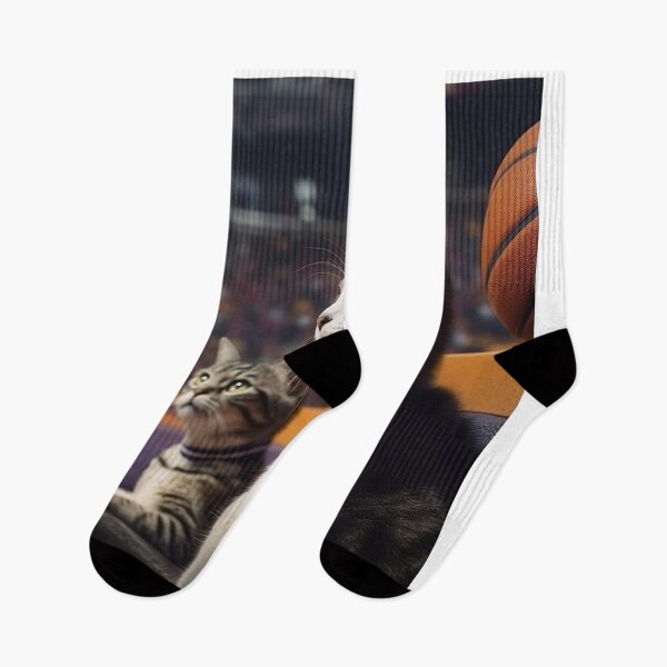 Item preview, Cats Are Watching Basketball in Real Time designed and sold by BDMeow.