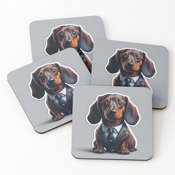 Item preview, Cute Animal Sticker - Dog for business! designed and sold by ROBIN MACGREGOR.