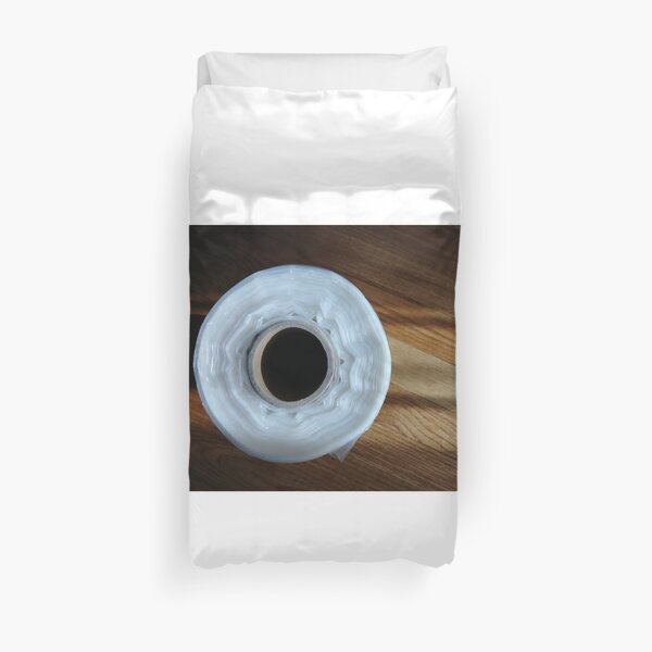 Street, City, Buildings, Photo, Day, Trees Duvet Cover