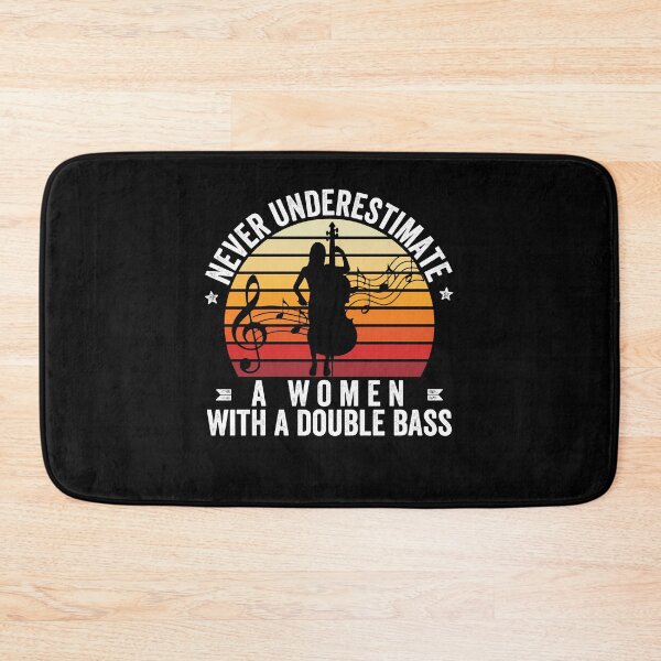 Item preview, funny double bass instrument quote - double bass women - double bass player  designed and sold by nubiguru.